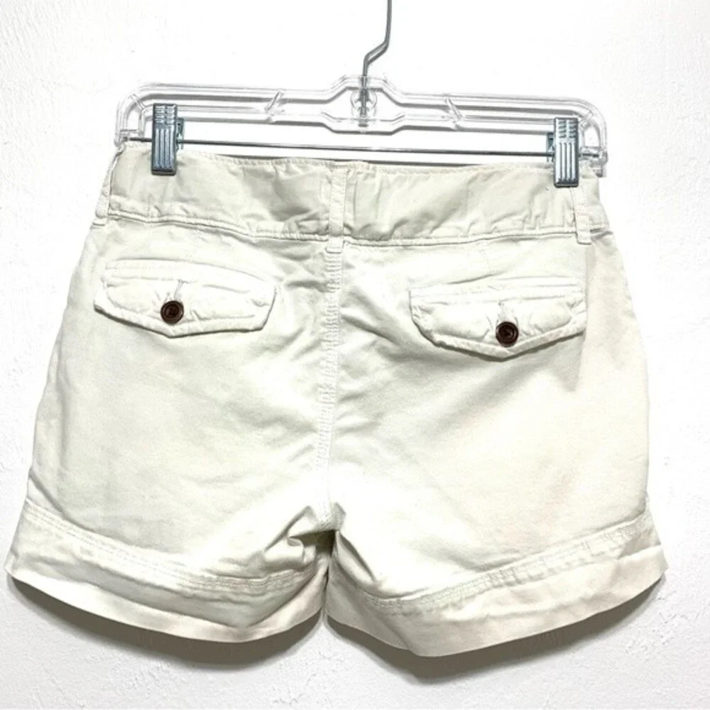 Old Navy White Dress Pleated Shorts Adjustable Waistband size Girls 14